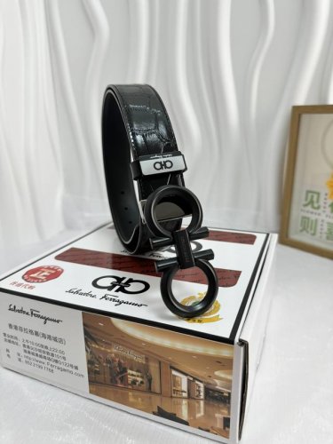 Product Name: Ferragamo Original Single Material: Original Single Cowhide Belt 1