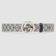 Gucccci Size: 3.8cm, the belt is made of blue printed waterproof fabric and blac