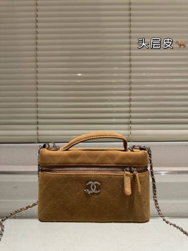 Chanel 25C lunch box Loropiana 19 lunch box original suede 19Cm with box DDD