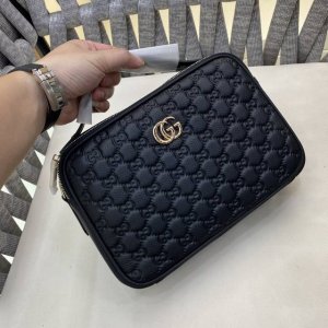 Gg printed embossed messenger bag, a classic travel accessory, is reimagined in