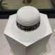 dior Dior Straw Hat New Summer Sun Hat Straw Hat Advanced Customization Head