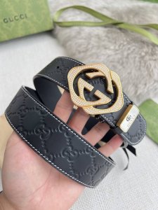 Product Name Gucci.Gu...Cci Original Belt Model Buckle Pure Steel Material Diamo