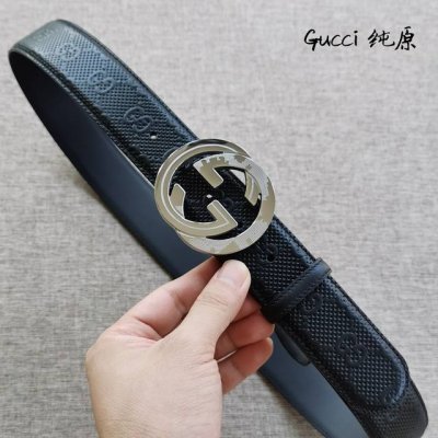 Extra Pure Original Gucci Classic Pattern Double-Sided Imported Top Layer Leathe