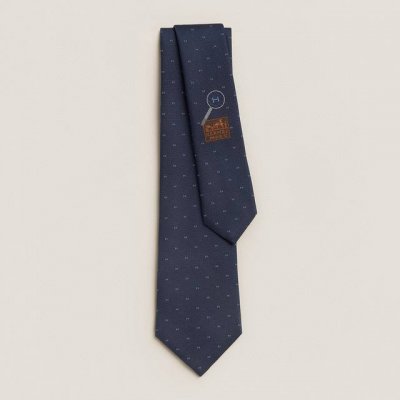 Official new H-shaped men's tie, rare Herm