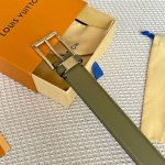 Original packaging L0Uis Vuitt0N This season's new men's belt, 35mm wide, craft