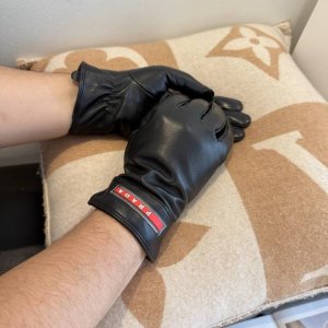 2025 New Exclusive First Release Touchscreen Gloves Men's Gloves Prada Men's Ori