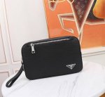 Top-quality original product. This latest Prada combination lock clutch feature