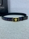 Width 4.0Cm Versace This Palazzo Belt Is Made Of Cowhide Leather And Decorated W