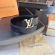 L0Uis Vuitt0N This Season's New Men's Original Belt Width 40Mm Double-Sided Impo
