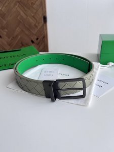 Bv 2025 Newest Men's Braided Belt, Double-sided Handmade Intreccio Large Grid Br