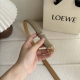 High-volume release: Loewe pebbled leather belt. Anchor buckle, 2.0cm wide, five