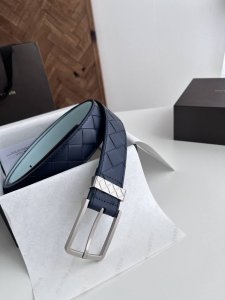 Bv new men's braided belt, handmade Intreccio large plaid woven double-sided Ita