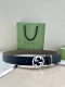 Special 4.0Cm Width Gucci Series, The Brand's Iconic Double G Logo Has Been Rein