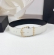5.0Cm Chanel Belt, Double-Sided Top-Grain Cowhide Leather, Length: .75.80.85.90.