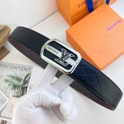 Lv special leather belt series, original hardware fine stainless steel buckle, s