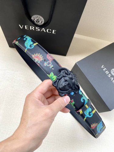 Special Width 4.0 Cm Versace This Palazzo Belt Is Crafted From Genuine Leather A