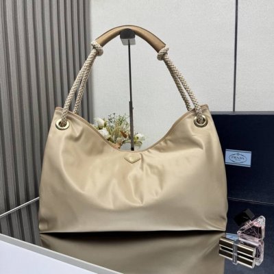 Top-grade original new tote bag 1Bc244 Large Shopping Bag. This recycled nylon b