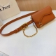 Dior Waist Bag With *Christian Dior Paris* Logo On The Inside Retro Gold Finish