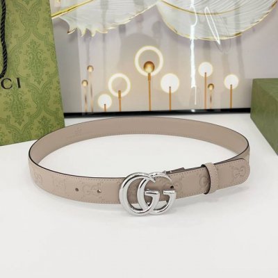 Special Gucci 3.0Cm Double-Sided Top-Grain Calf Leather, Custom-Made With Origin