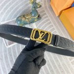 Lv Special leather belt automatic belt series, original hardware boutique stainl