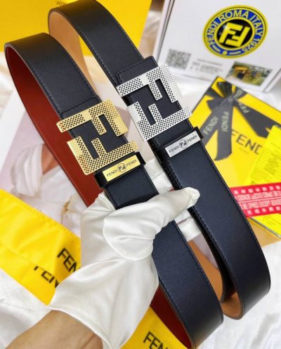 Belt: Fendi. Top-Tier Authentic Replica. Belt: 100% Imported Top-Grain Cowhide L