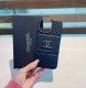 Iphone16 series updates Chanel limited edition diamond embossed mobile phone cas