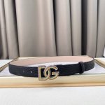 d&G Belt New Style Fine Copper Hardware Buckle Original Lizard Pattern Cowhid
