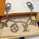 Lv Keychain Bag Charm Gold & Silver M01188 Spring Street Chain Bag Charm transfo