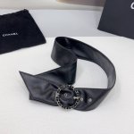 5.0Cm Chanel Belt, Double-Sided Top-Grain Lambskin, Length: .75.80.85.90.95.100