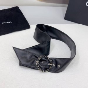 5.0Cm Chanel Belt, Double-Sided Top-Grain Lambskin, Length: .75.80.85.90.95.100