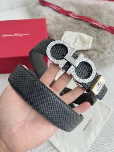 Product Name: Ferragamo Belt. Ferragamo Belt Original Model Buckle Pure Copper M