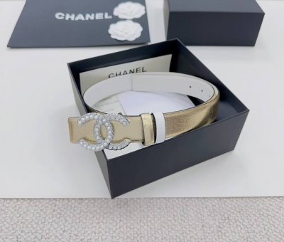 3.0Cm Chanel Official Website New Double-Sided Original Calfskin Length 75.80