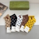 5 pairs per box with packaging Gucci new short socks! Pure cotton fabric, class
