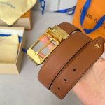 Original Packaging 1.0 L0Uis Vuitt0N New Season Men's Original Single Belt, 35mm
