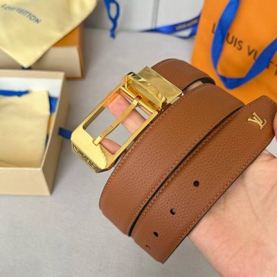 Original Packaging 1.0 L0Uis Vuitt0N New Season Men's Original Single Belt, 35mm