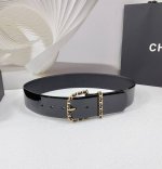 5.0Cm Chanel Belt, Double-Sided Top-Grain Leather, Length: 75.80.85.90.95.100 Cm