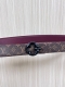 Flowergram Reversible Belt: This belt combines Monogram canvas and Monogram embo