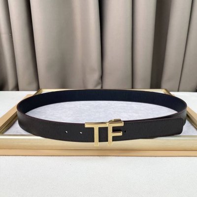 Men's Tf Tony Ford Leather. Soft And Delicate, Versatile And Elegant, 3.5 Cm Wid