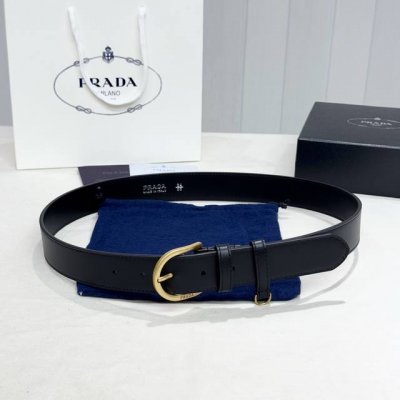 Prada, stylish and sophisticated! Versatile and elegant, 3.5cm wide. (Official