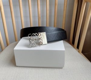 loewe Latest Belt From Loewe Double-Sided Cowhide Simple Shape Exquisite Mate
