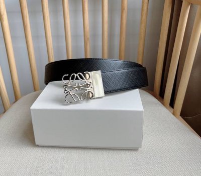 loewe Latest Belt From Loewe Double-Sided Cowhide Simple Shape Exquisite Mate