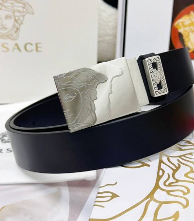 Belt: Versace. Versace Top-Tier Replica. Belt: 100% Imported Top-Grain Cowhide,