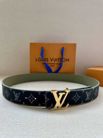 Special 4.0 Width: The New Lv Initiales Double-Sided Belt From The 2025 Spring/S - Click Image to Close