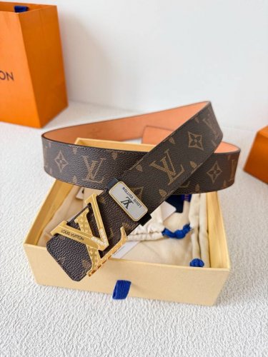 Product Name Lv..Louis..Vuitton Belt Original Model Buckle Classic Pure Steel Ma