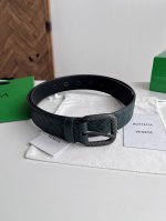 Bv 2025 Newest Men's Braided Belt, Handmade Intreccio Small Check Braided Double