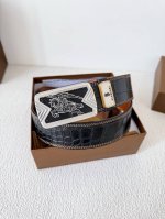 Product Name: Burberry Belt Original Model: Buckle Classic Pure Steel Material B