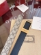 Stunning Gucci men's new square buckle belt. 3.5cm wide. Made of canvas with an