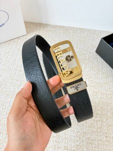 Product Name: Prada Automatic Belt Model: Automatic belt, classic pure steel au