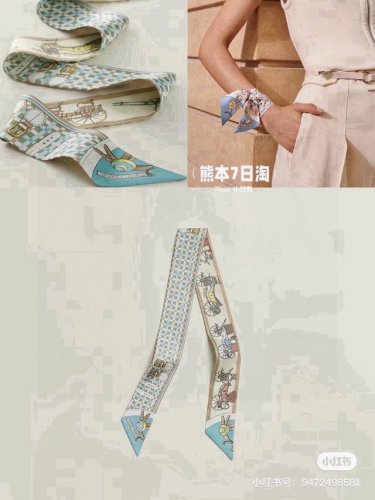 Hermes new carriage popular Twilly style Freshly released Twilly has so many use