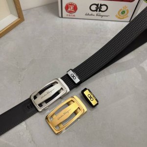 Product Name: Ferragamo Automatic Belt Material: Genuine Leather Belt Made From